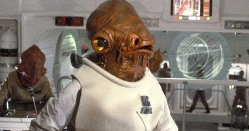 Admiral Ackbar from Star Wars