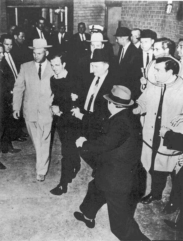 Jack Ruby Shooting Oswald, Source: Wikicommons