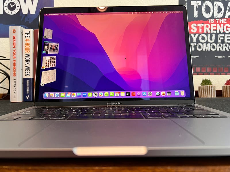 Author's cherished MacBook Pro