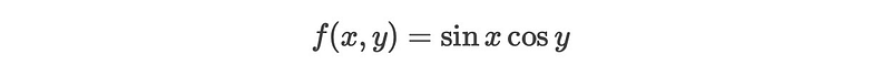 Function to calculate on a 2D grid