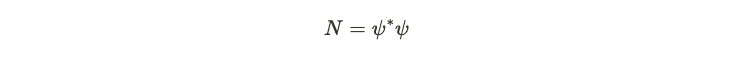 Number operator representation