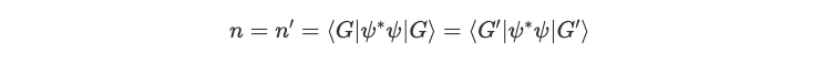 Density operator contraction