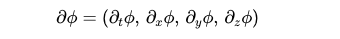 Graphical illustration of field derivatives.