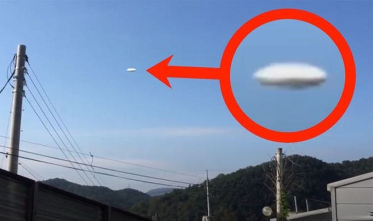 A UFO sighting captured over Korea