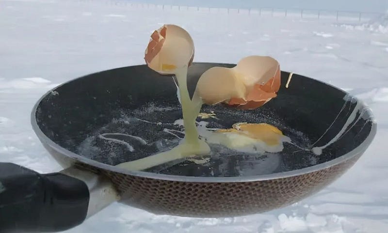 Egg freezing in Antarctica