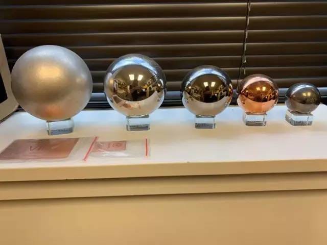 Balls made from various materials