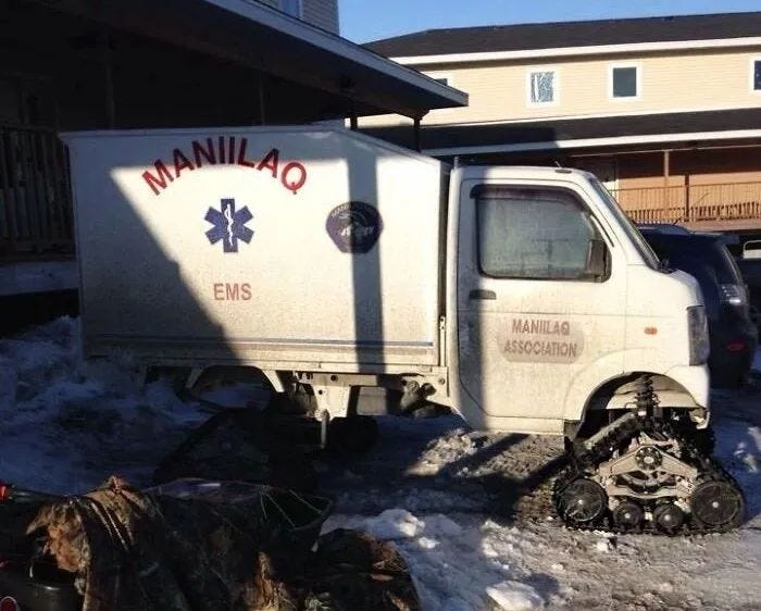 Arctic Circle ambulance