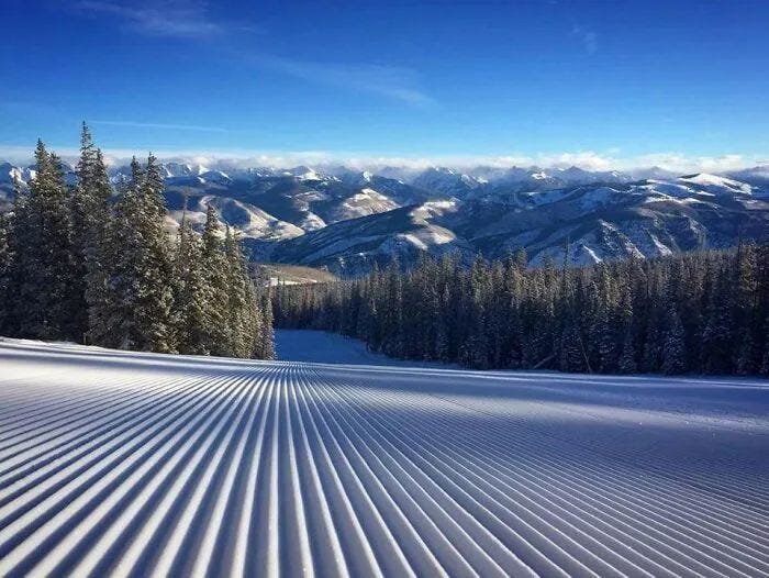 Comforting atmosphere of a ski resort