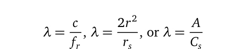 Graviton Wavelength Equation