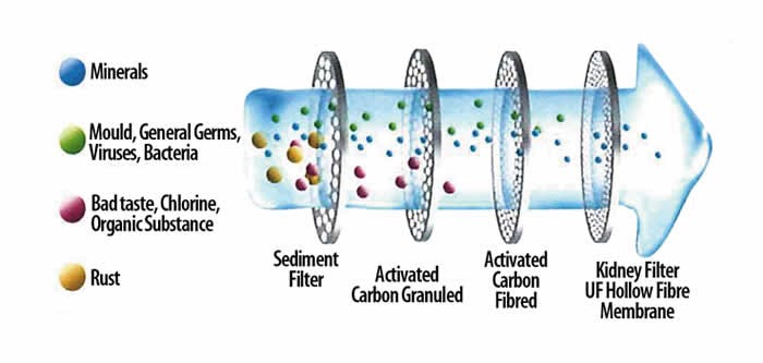 Water purification through nanotechnology