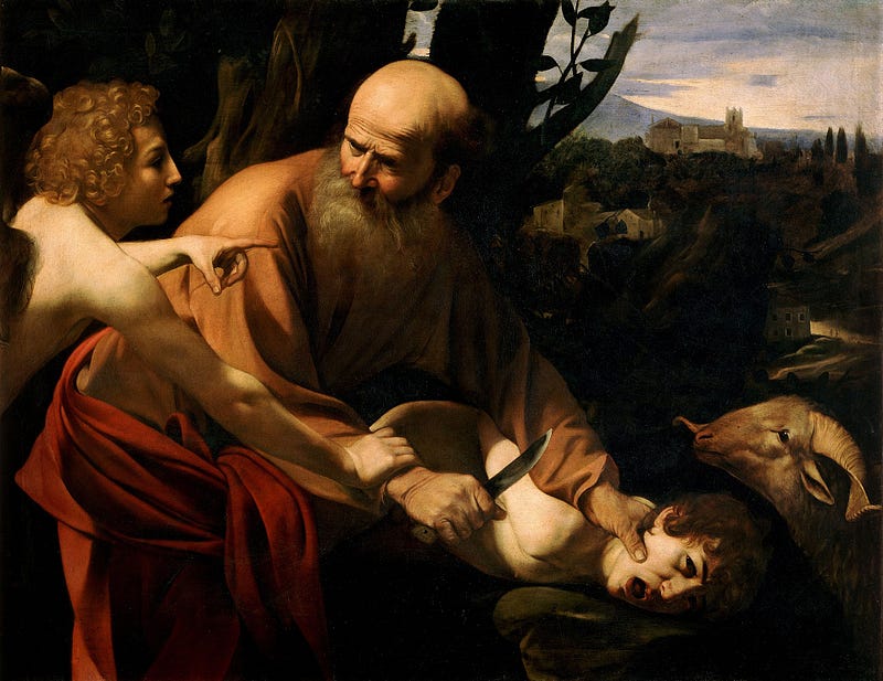 Caravaggio's Sacrifice of Isaac - A Reflection on Struggles