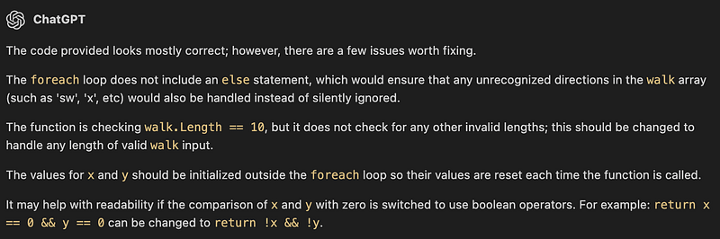 Tests for the refactored code