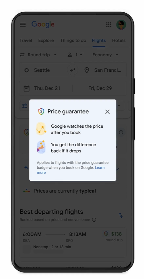 Google Price Guarantee Badge