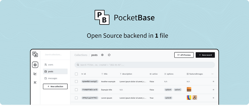 PocketBase backend framework