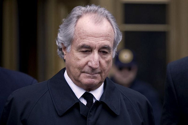 Bernie Madoff, the infamous financial fraudster