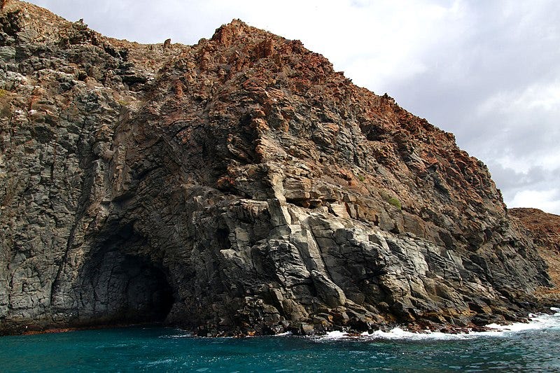 Exploration of the Gaunches' Caves in Tenerife