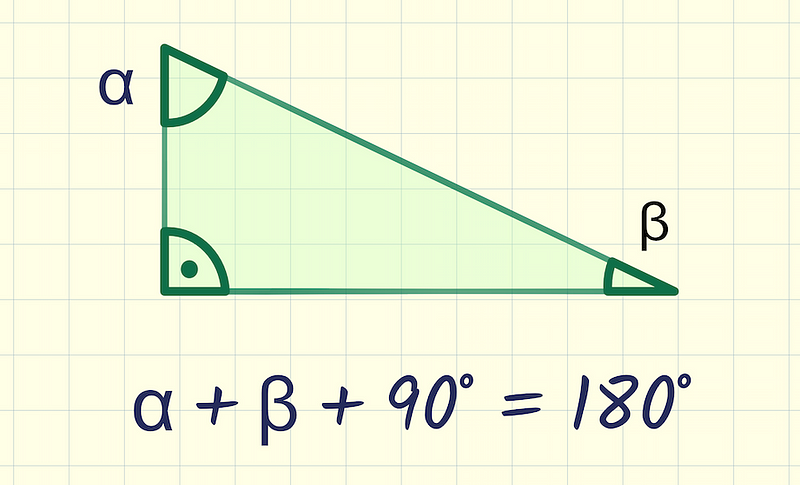 Angles of a right triangle