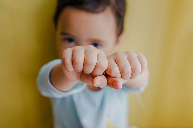 Fist symbol of Hasta Nakshatra indicating action and creativity.