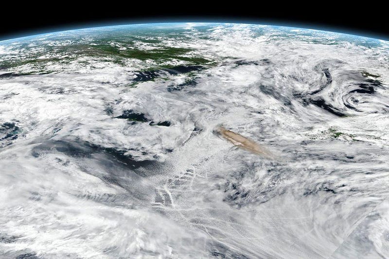 Satellite monitoring of volcanic ash dispersion